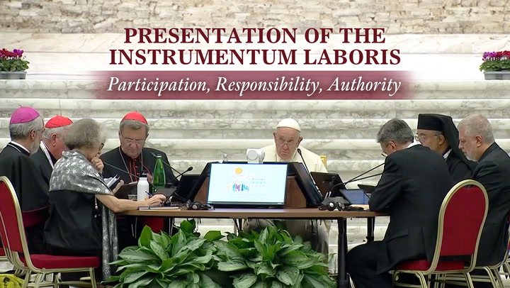 Presentation of the Instrumentum Laboris: Participation, Responsibility, Authority