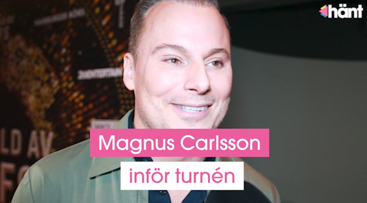 Magnus Carlsson inför turnén: "Sjunger jullåtar"