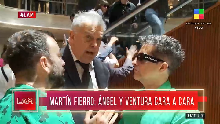 El cruce entre Luis Ventura y Angel De Brito por los Martin Fierro