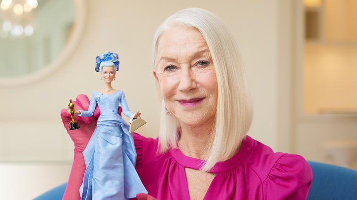Helen Mirren gets own Barbie doll complete with mini Oscar