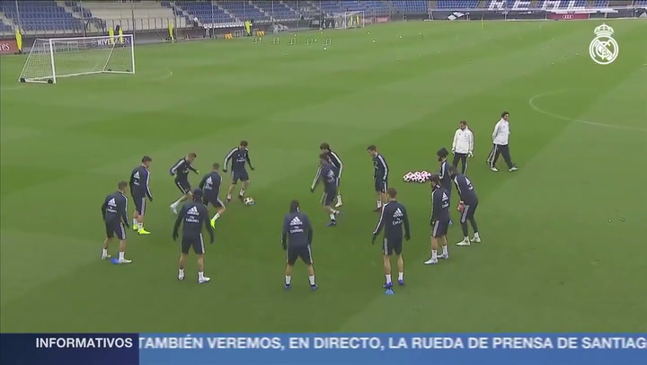 Santiago Solari dirigió su primera práctica en Real Madrid - Fuente: Real Madrid CF