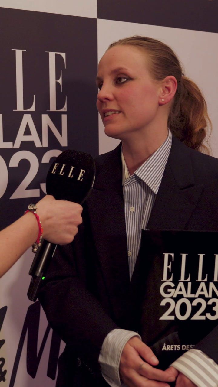 ELLE-GALAN 2023: Årets designer Ellen Hodakova Larsson