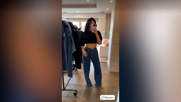 Kylie Jenner shares selfie video amid Timothee Chalamet pregnancy rumours.mp4
