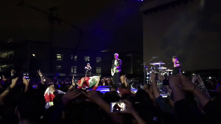 El emotivo homenaje de U2 al pueblo mexicano