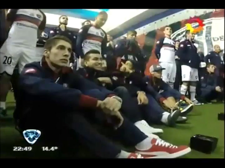 El video con el que se motivaron los jugadores de San Lorenzo antes de la final (Canal 13)
