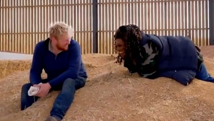 Alison Hammond falls over as Clarkson's Farm visit descends into chaos
