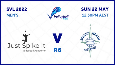 22 May - Sydney Volleyball League - R6 - Just Spike It v Sydney North