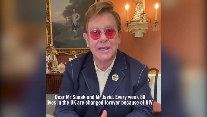 Sir Elton John And It’s A Sin Stars Launch Aids Campaign Video Original Video M201718