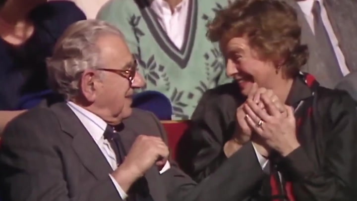 Nicholas Winton reunited with dozens of children he saved in WWII