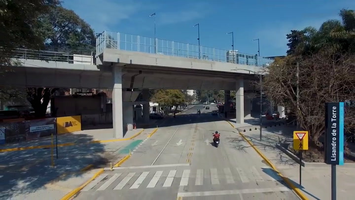 La calle Olleros reabierta y sin las barreras del tren - Fuente: Prensa GCBA