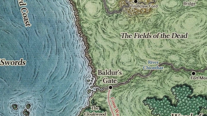 Dd 5e Baldurs Gate Map