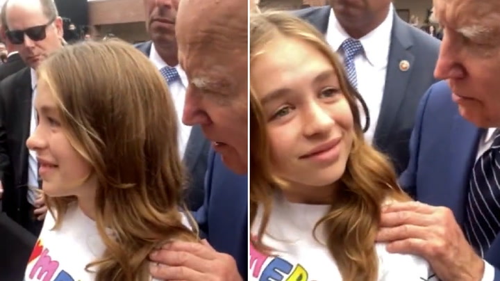 Joe Biden tells teenage girl ‘no serious guys until 30' in bizarre moment
