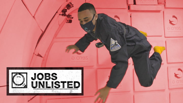 Surviving The “Vomit Comet” & Becoming an Astronaut in Zero Gravity | Jobs Unlisted