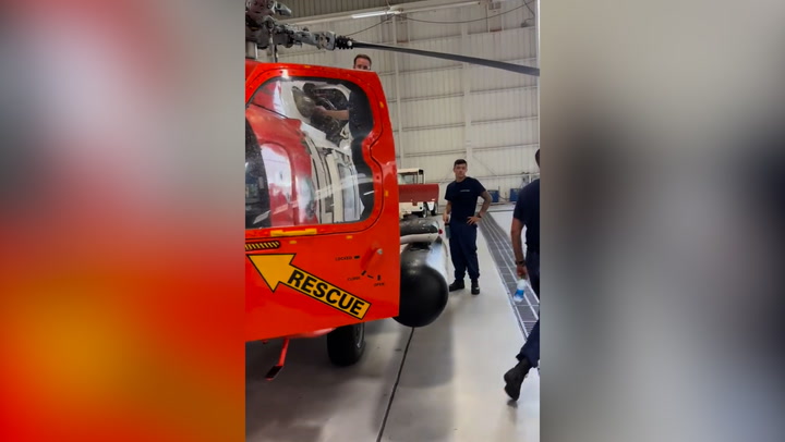 Hurricane Idalia: Florida coastguard prepare rescue helicopters