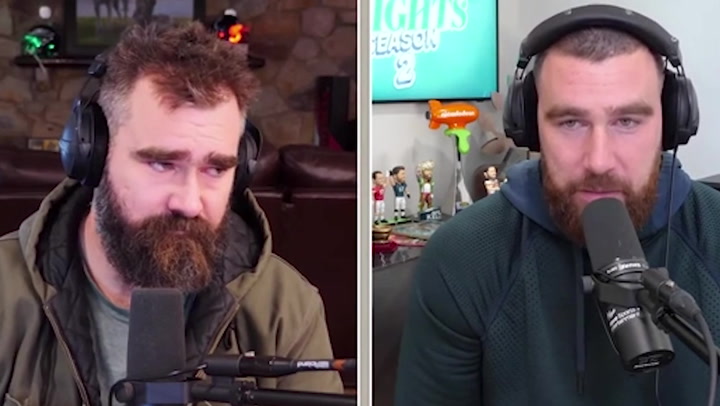 Jason Kelce fights back tears as he addresses retirement rumours on podcast