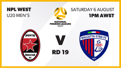 Perth RedStar FC - WA U20 v Balcatta Etna FC - WA U20