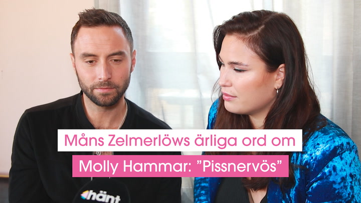 Måns Zelmerlöws ärliga ord om Molly Hammar: ”Pissnervös”