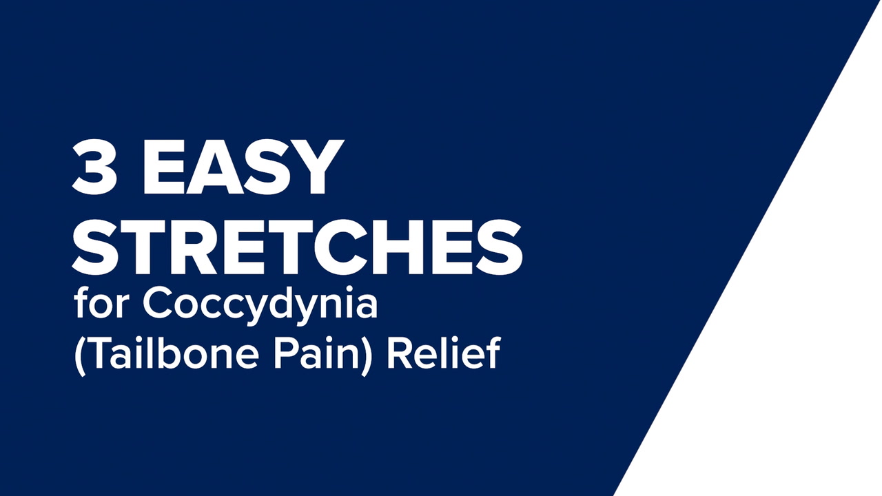 Tailbone Pain When Sitting (Coccydynia) - DIY Relief & Exercises