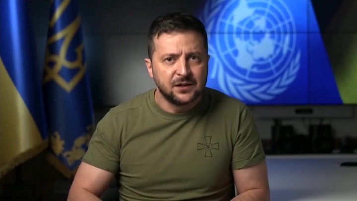 Full speech: Zelensky tells UN Ukraine is ready for 'true, honest and fair peace'