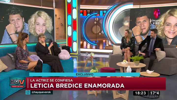 Leticia Bredice: 'Tenía un poster de Germán palacios en mi cuarto' - Fuente: el nueve