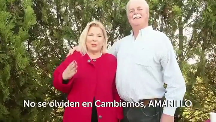 El video donde Carrió promociona a Allberto Fernández de Juntos por el Cambio - fuente: Twitter