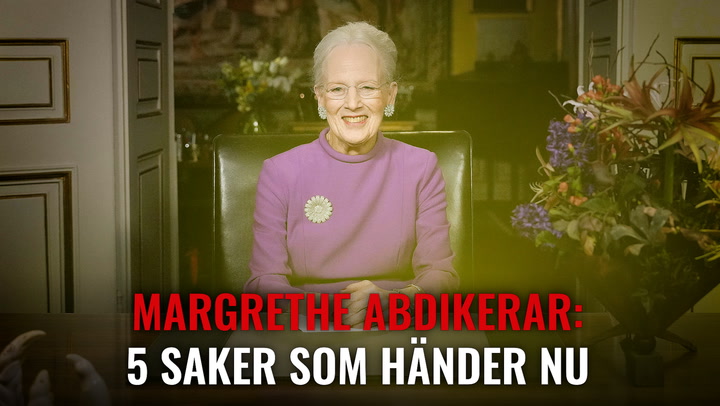 Margrethe abdikerar – Frederik blir kung: 5 saker som händer nu