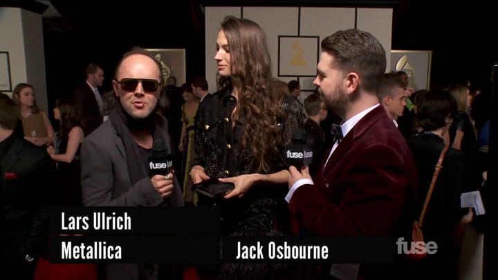 Metallica's Lars Ulrich On Their Classical GRAMMY Performance on GRAMMYs Red Carpet