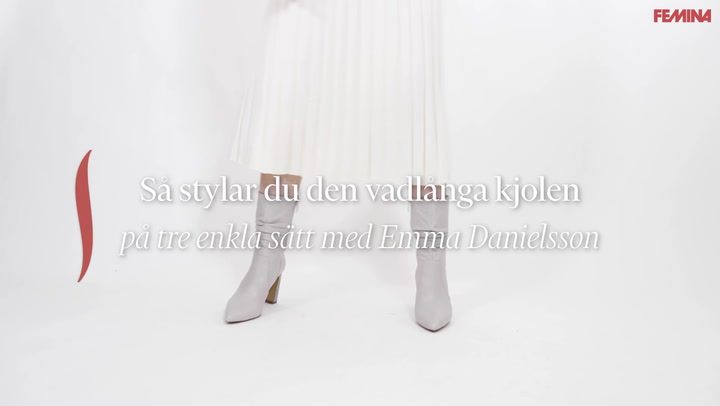 Så stylar du den vadlånga kjolen- på tre enkla sätt med Emma Danielsson