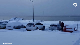 Fuerte temporal y más de un metro de nieve en Neuquén