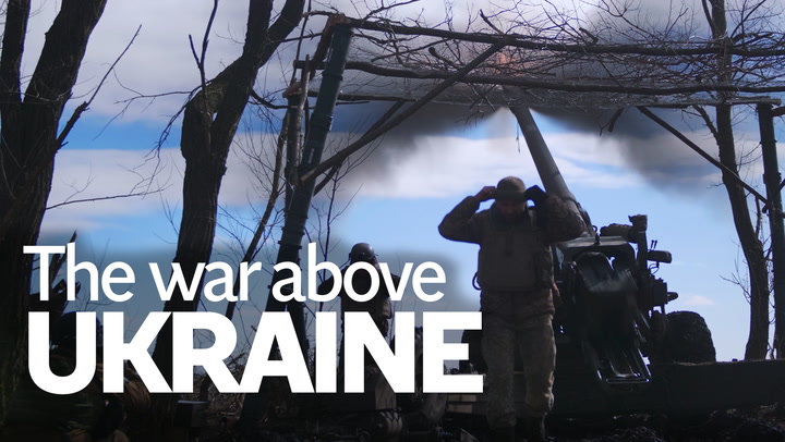 The fight above Ukraine's frontline | On The Ground