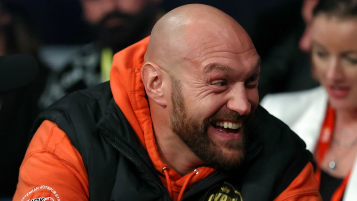Tyson Fury threatens to knock out ‘ugly rabid cat’ Oleksandr Usyk in April fight