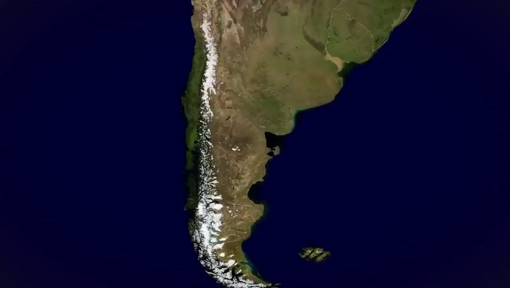 Cómo es el Paque Eólico Manantiales Behr en Chubut - Fuente: YouTube