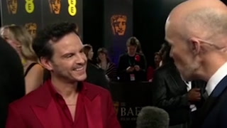 Reporter shocks Andrew Scott with awkward Saltburn question at Baftas