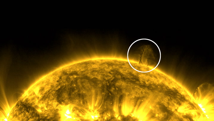 NASA TRACKS THIS INCREDIBLE 'SOLAR TORNADO'