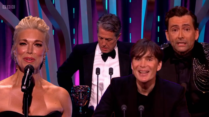 Cringe, tears and jokes: All the best moments from Baftas 2024