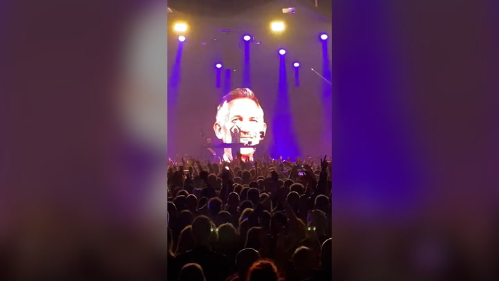 Fatboy Slim projects Gary Lineker's face on screen at concert amid BBC row