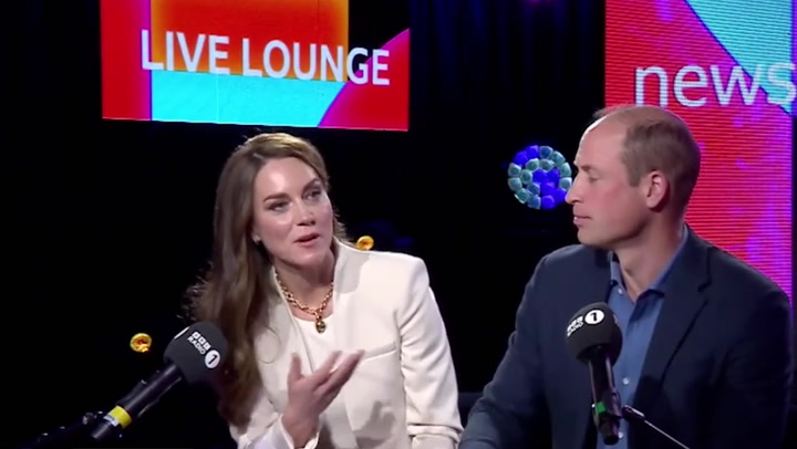 Princess Kate tells Radio 1 there's 'no right or wrong way' to manage your mental health
