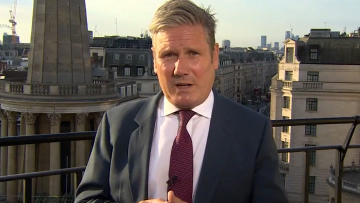 Keir Starmer describes his proposals to freeze energy price cap