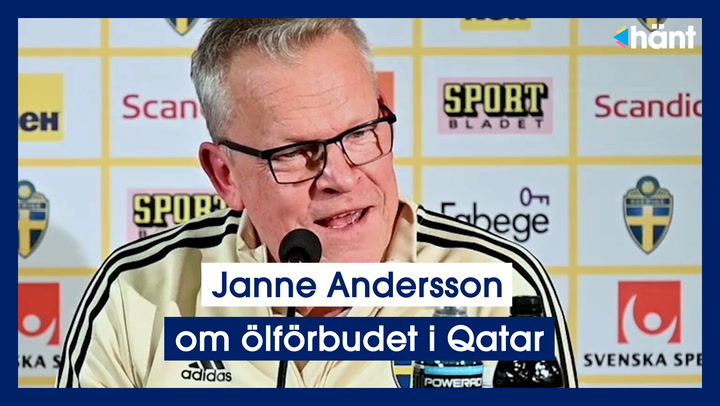 Janne Andersson om ölförbudet i Qatar