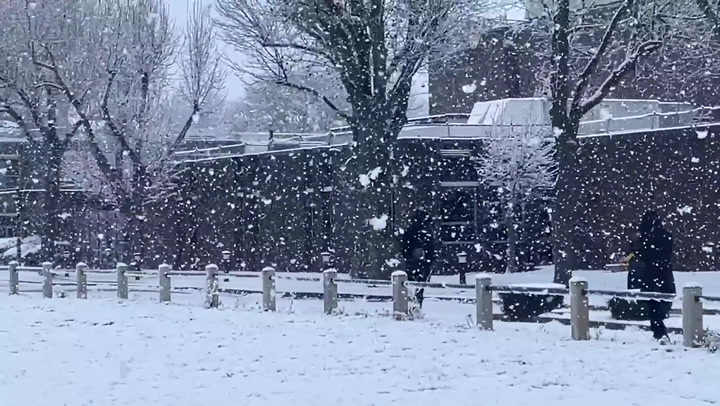 Storm Arwen brings snow and wintry weather to much of the UK