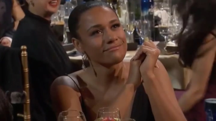 Ariana DeBose pulls face as she reacts to Critics Choice Awards singer swipe
