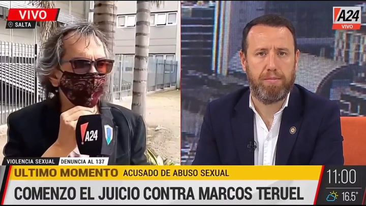 Mario Teruel,  sobre su hijo Lautaro enjuiciado por abuso - Fuente: A24