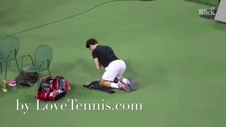 El intensivo entrenamiento de Roger Federer - Fuente: YouTube