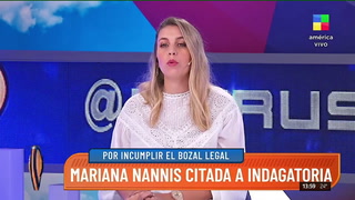 Mariana Nannis fue citada a indagatoria y podría ser detenida