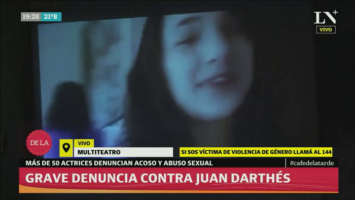 Thelma Fardín denuncia a Juan Darthes- 'Me besó el cuello y le dije que no'