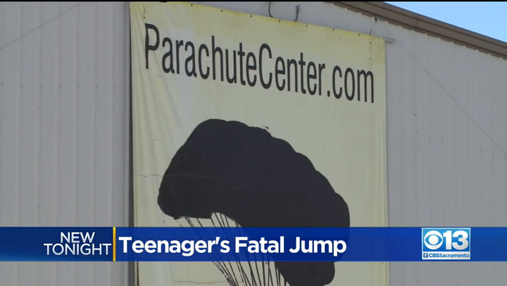 Los minutos finales de un joven que murió tras saltar en paracaídas - Fuente: CBS 13