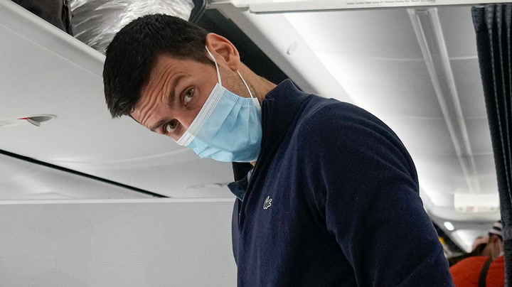 Watch live as Novak Djokovic arrives at Belgrade airport after being deported