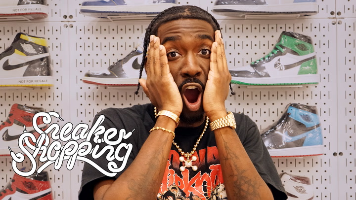 BruceDropEmOff goes Sneaker Shopping with Complex's Joe La Puma at Stadium Goods in New York City and talks about buying Nike SB grails, doubling up on Kanye Bapestas and being the biggest sneakerhead in streaming.

