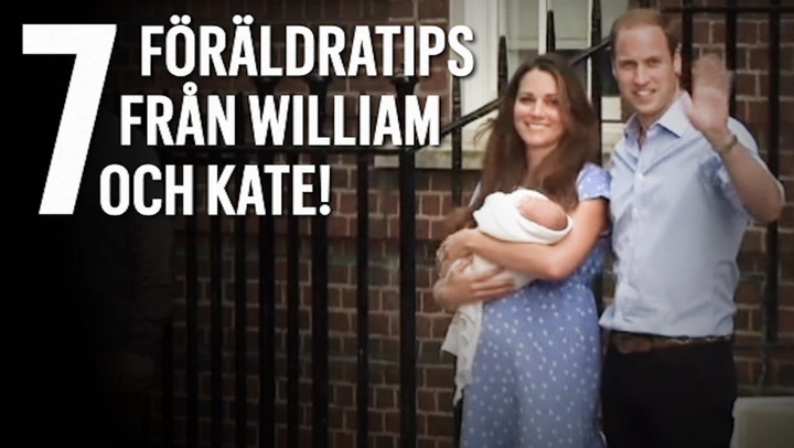 7 föräldratips från Kate och William!