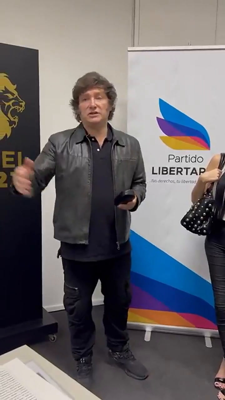 Javier Milei reaccionó a la condena contra Cristina Kirchner